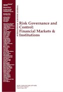 Risk Governance and Control: Financial Markets & Institutions journal: Call for papers Risk Governance and Control: Financial Markets & Institutions journal: Call for papers