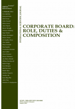 New issue of the Corporate Board: role, duties and composition journal New issue of the Corporate Board: role, duties and composition journal